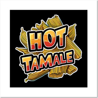 Mexican Faovrite Food hot tamale Posters and Art